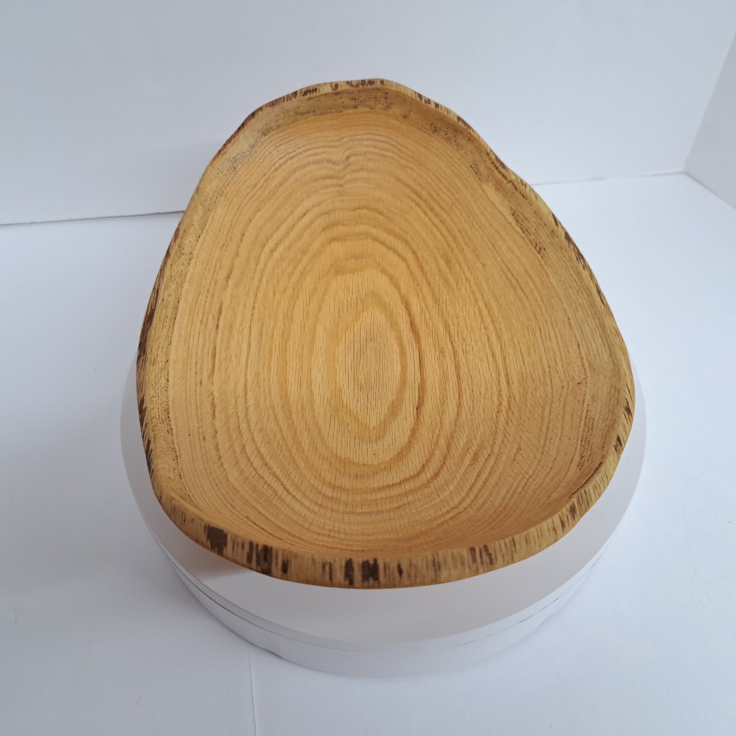 #274 Natural Edge Oak Bowl