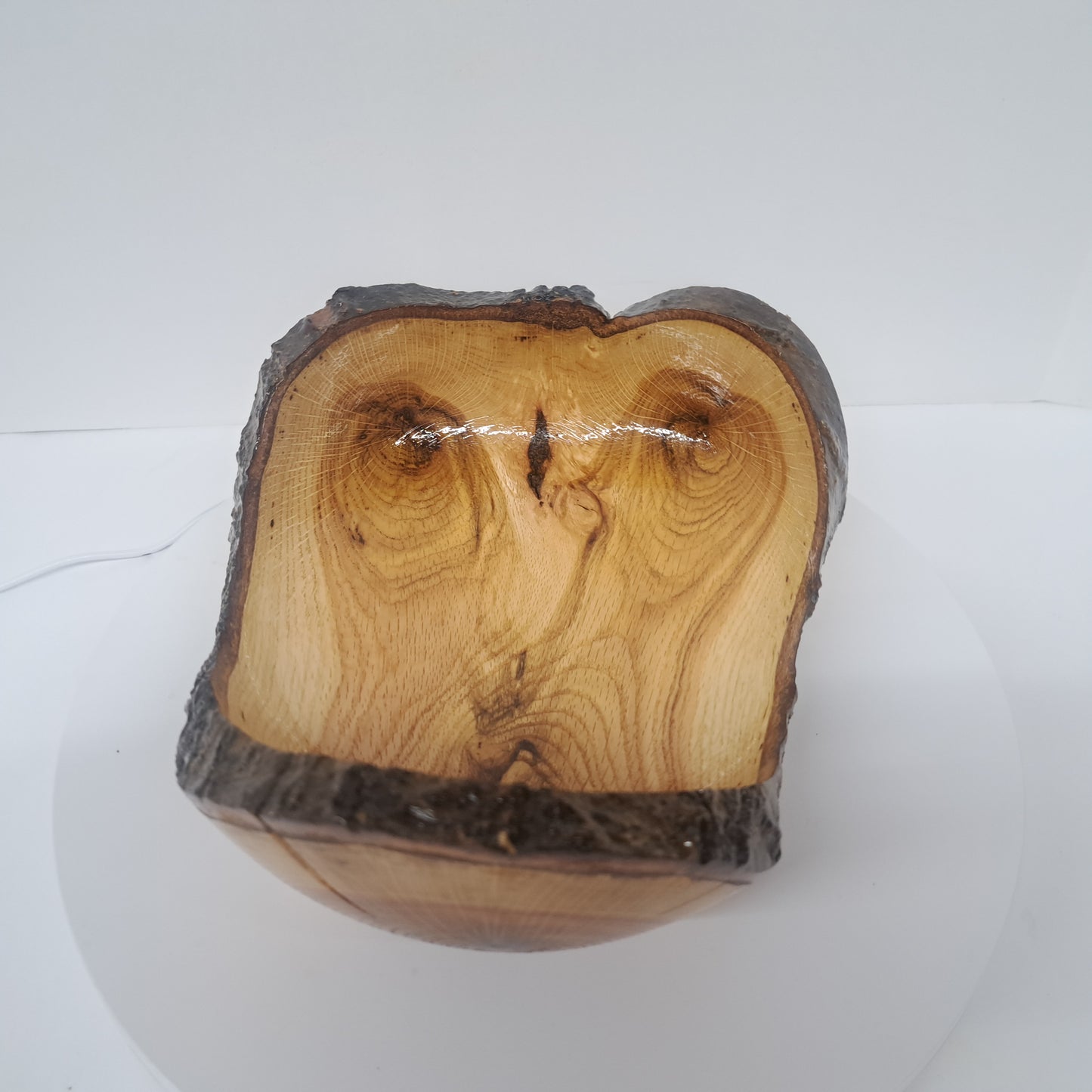 #298 Live Edge Oak Bowl