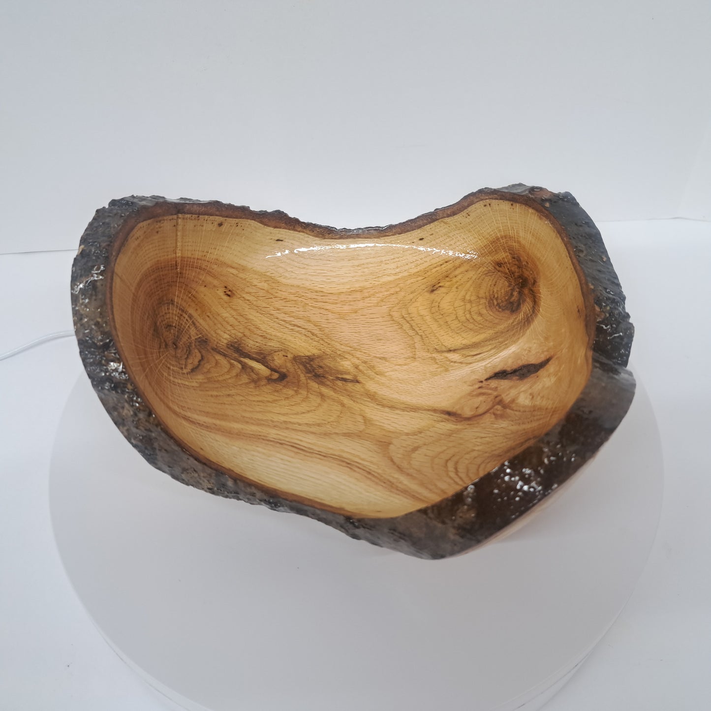 #298 Live Edge Oak Bowl