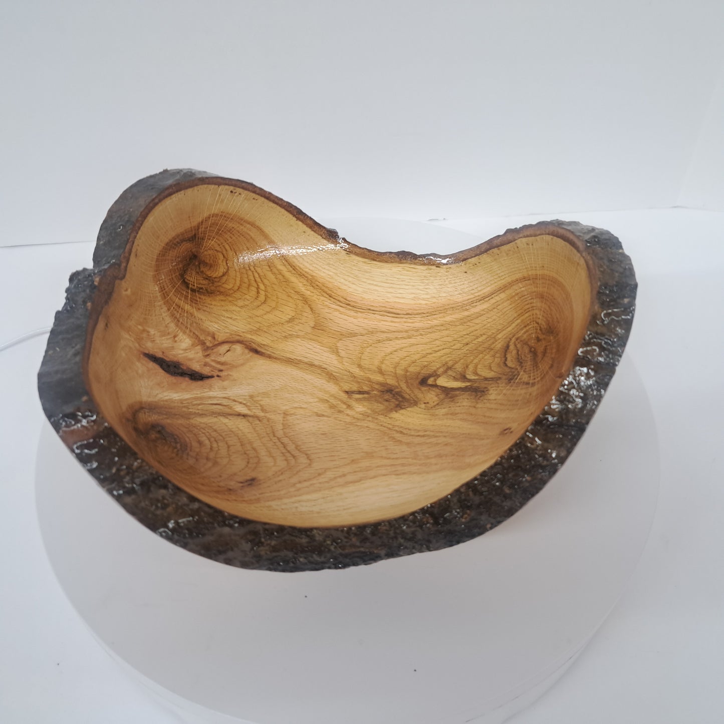 #298 Live Edge Oak Bowl