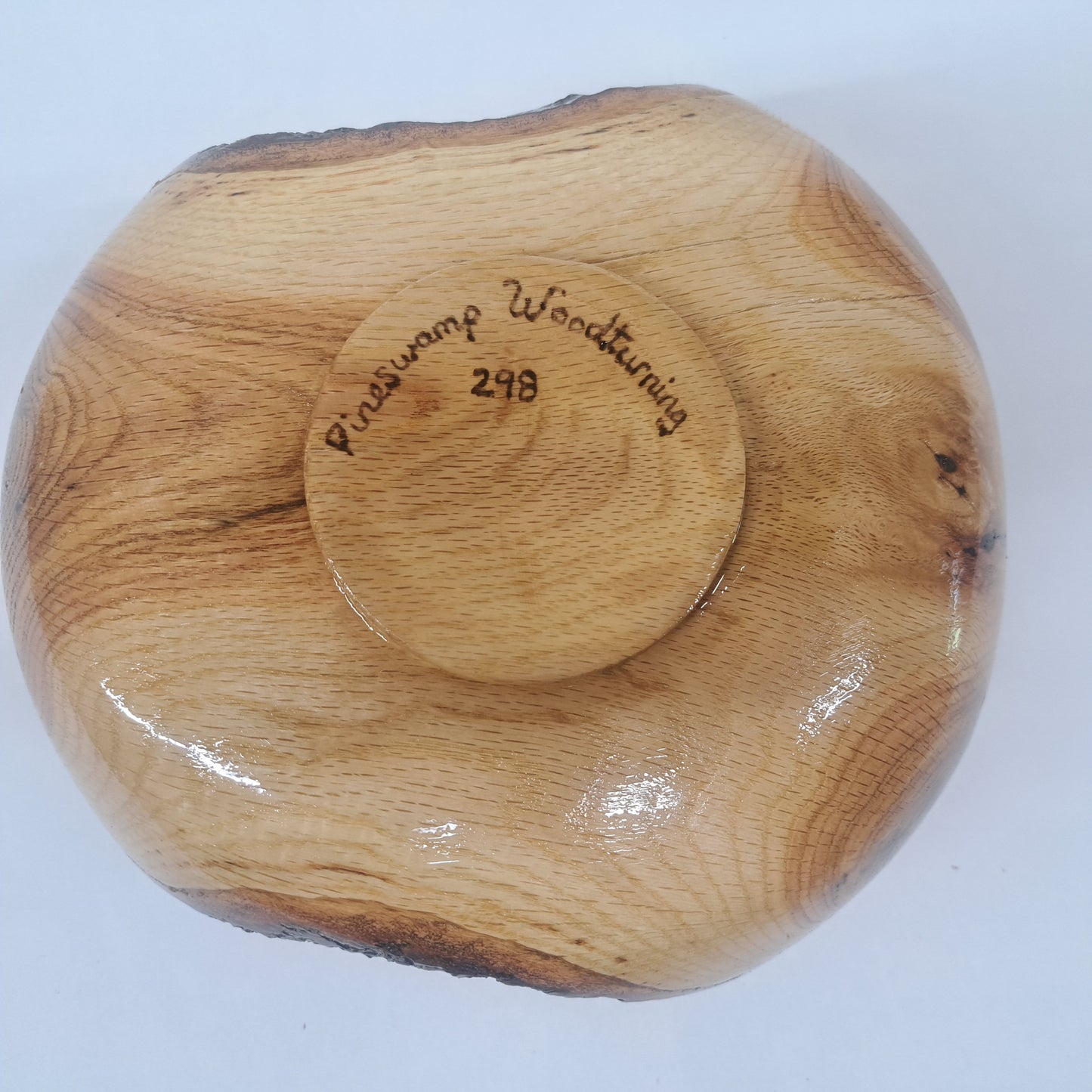 #298 Live Edge Oak Bowl