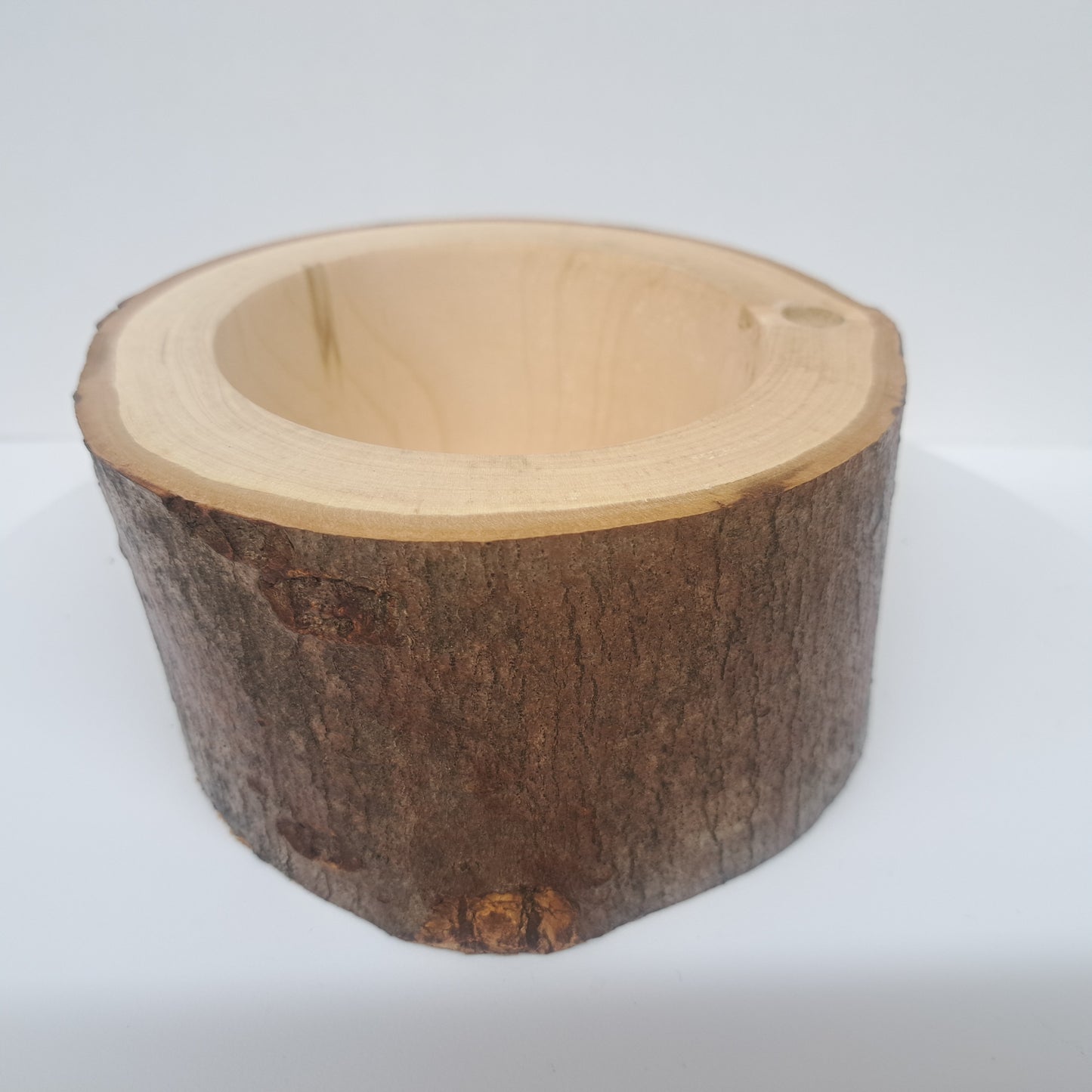 #131 Live Edge Maple cup dispenser with marker holder
