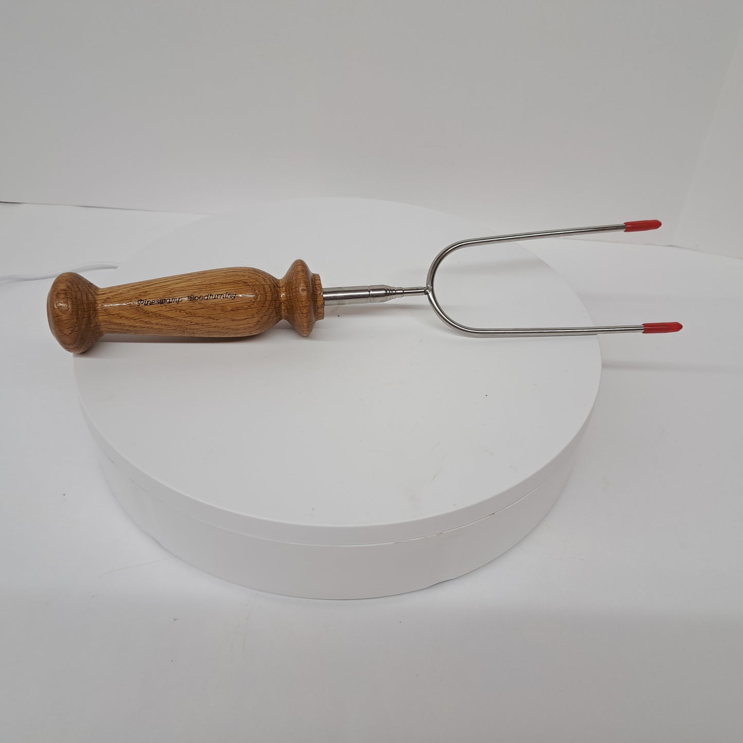 #123 Hot Dog Fork with Oak Handle