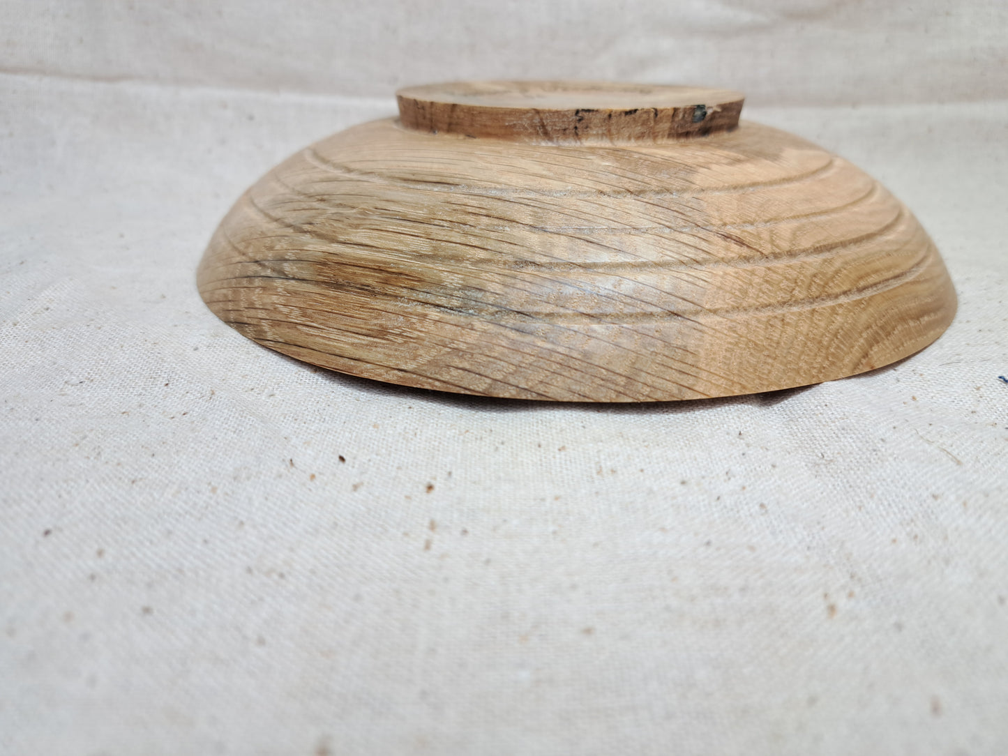 56# Oak Shallow Bowl