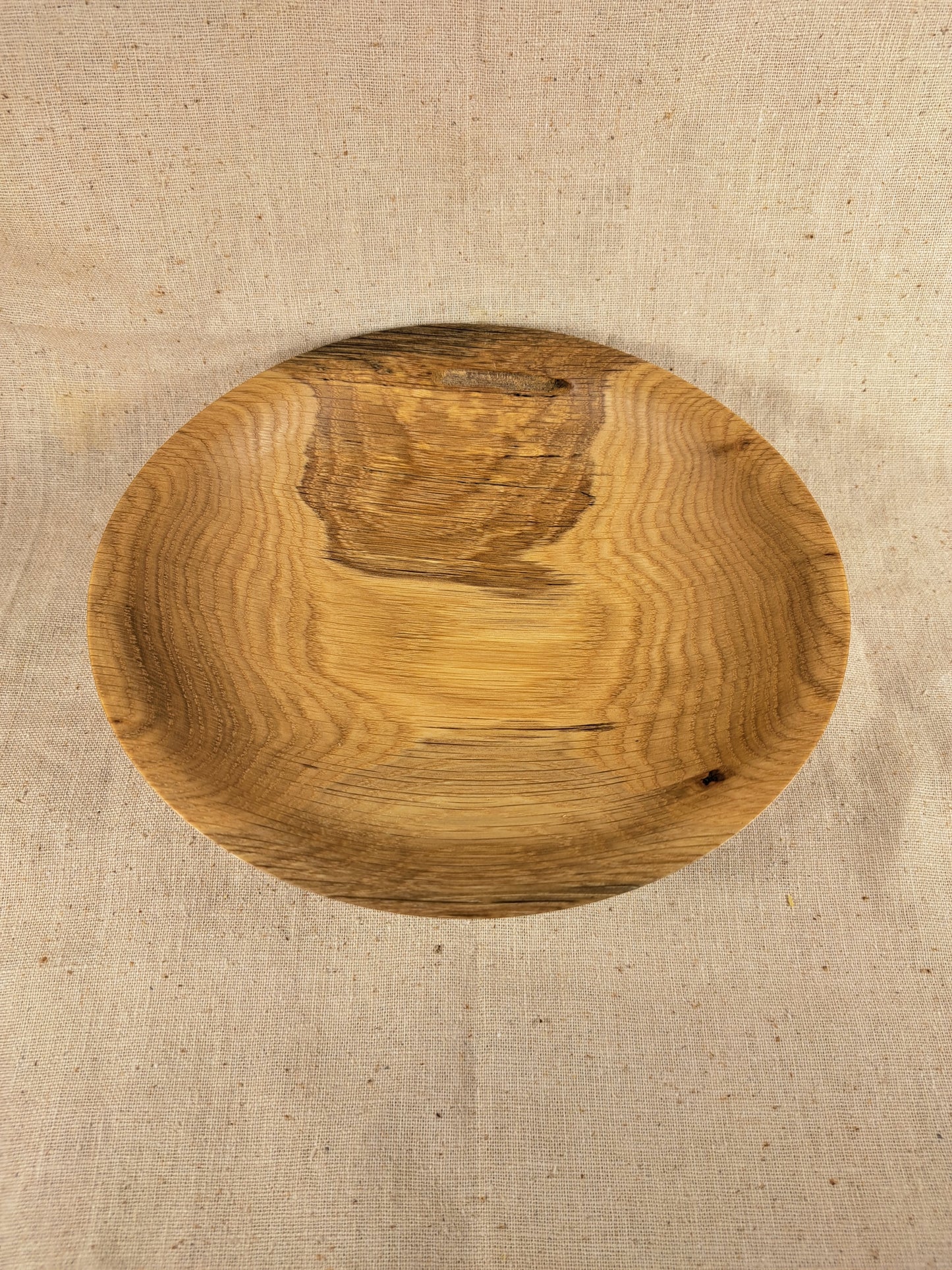 56# Oak Shallow Bowl