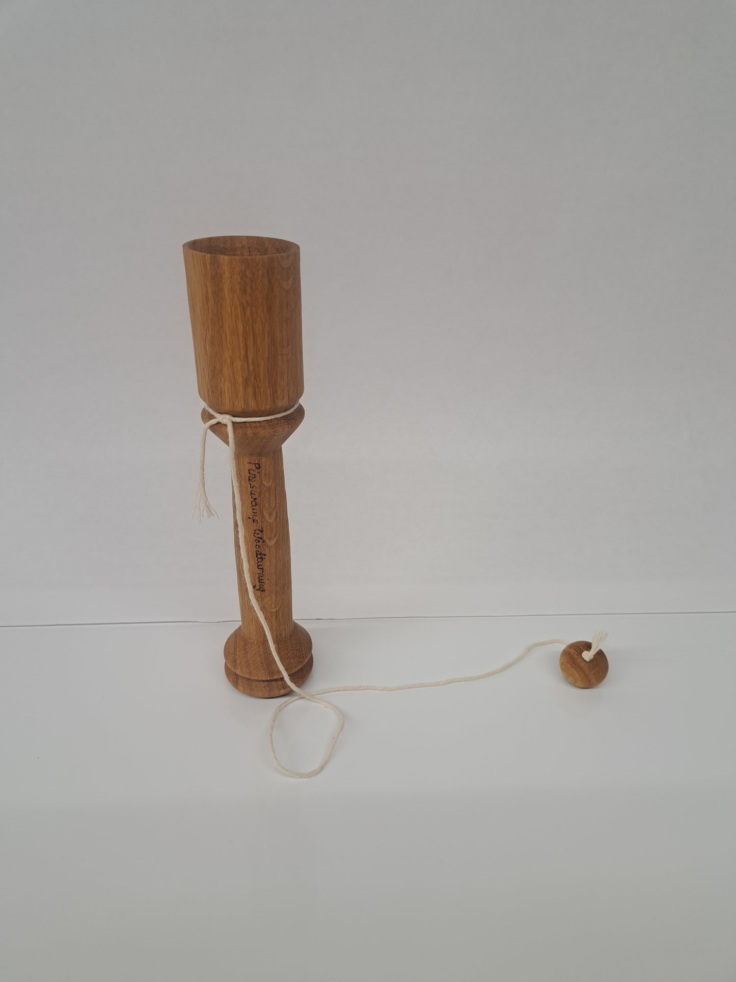 #139 Oak Cup and Ball Toy