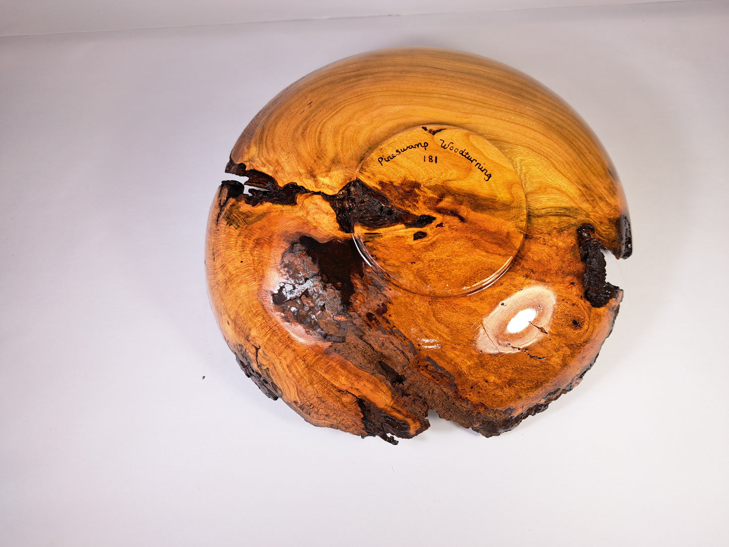 #181 Live Eged Cherry Burl Bowl