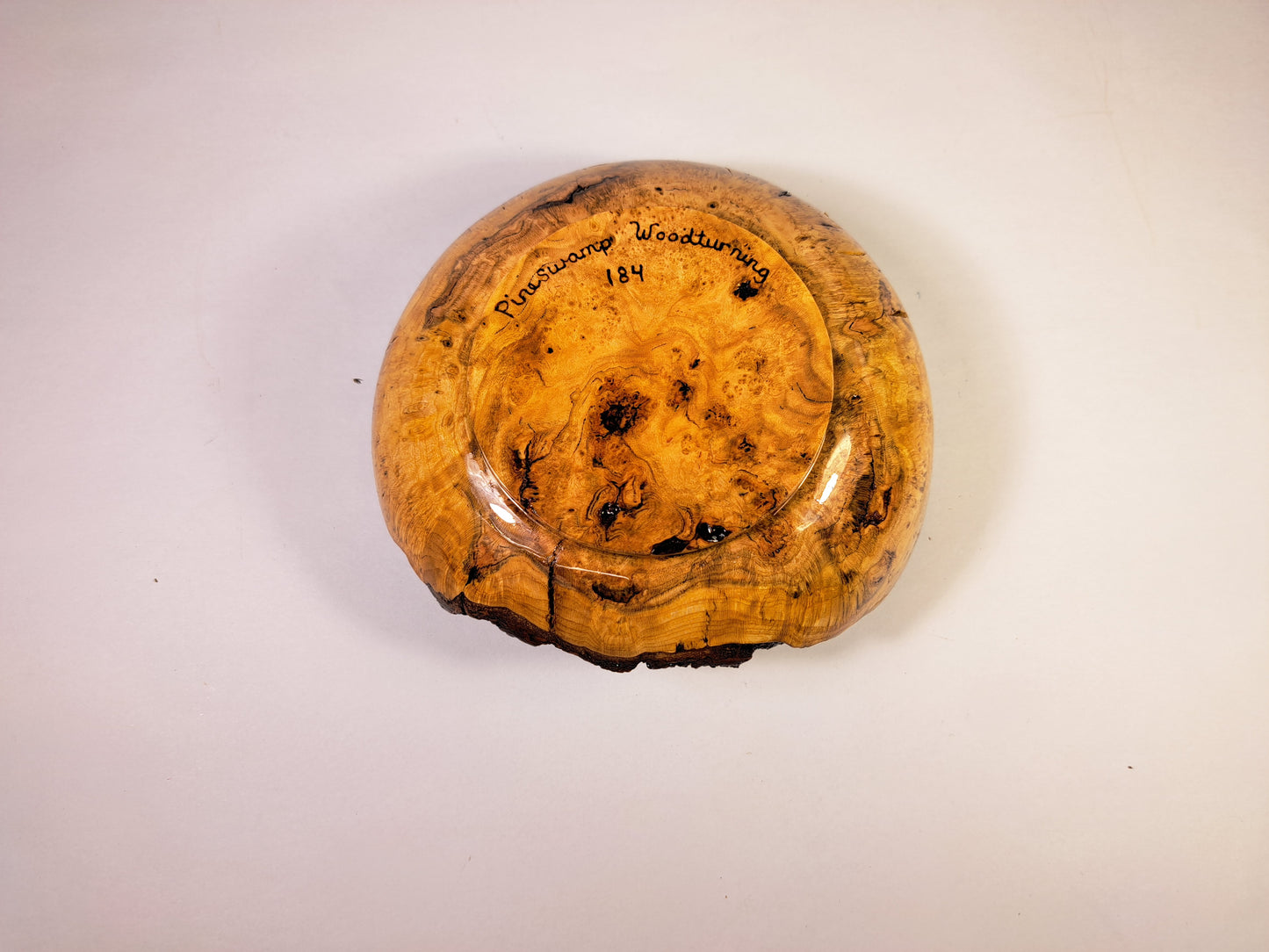 #184 Live Eged Cherry Burl Bowl