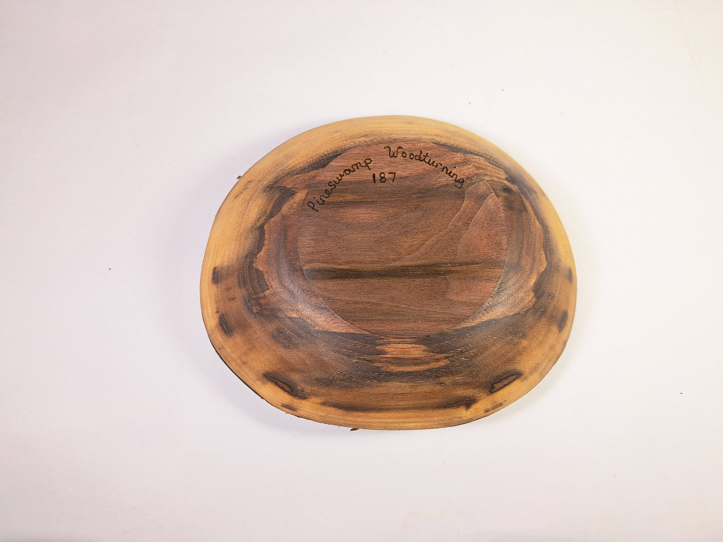 #187 Natural Eged Walnut Bowl