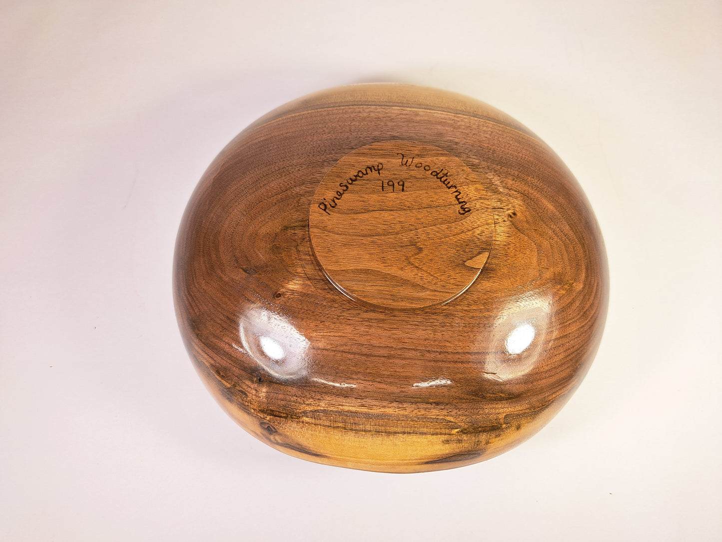 #199 Natural Eged Walnut Bowl