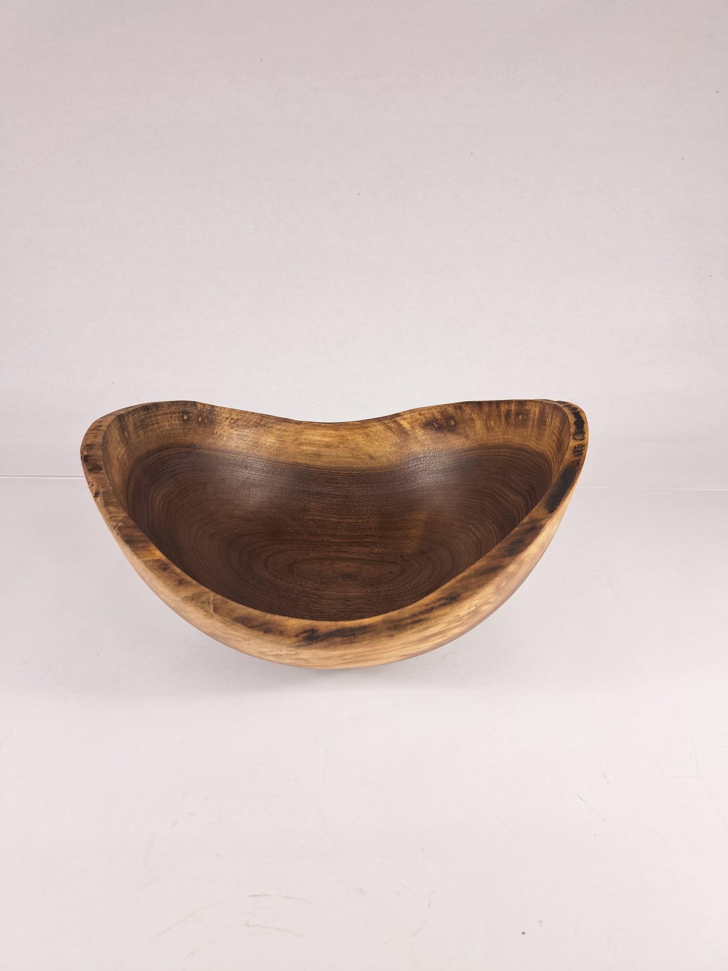 #198 Natural Eged Walnut Bowl