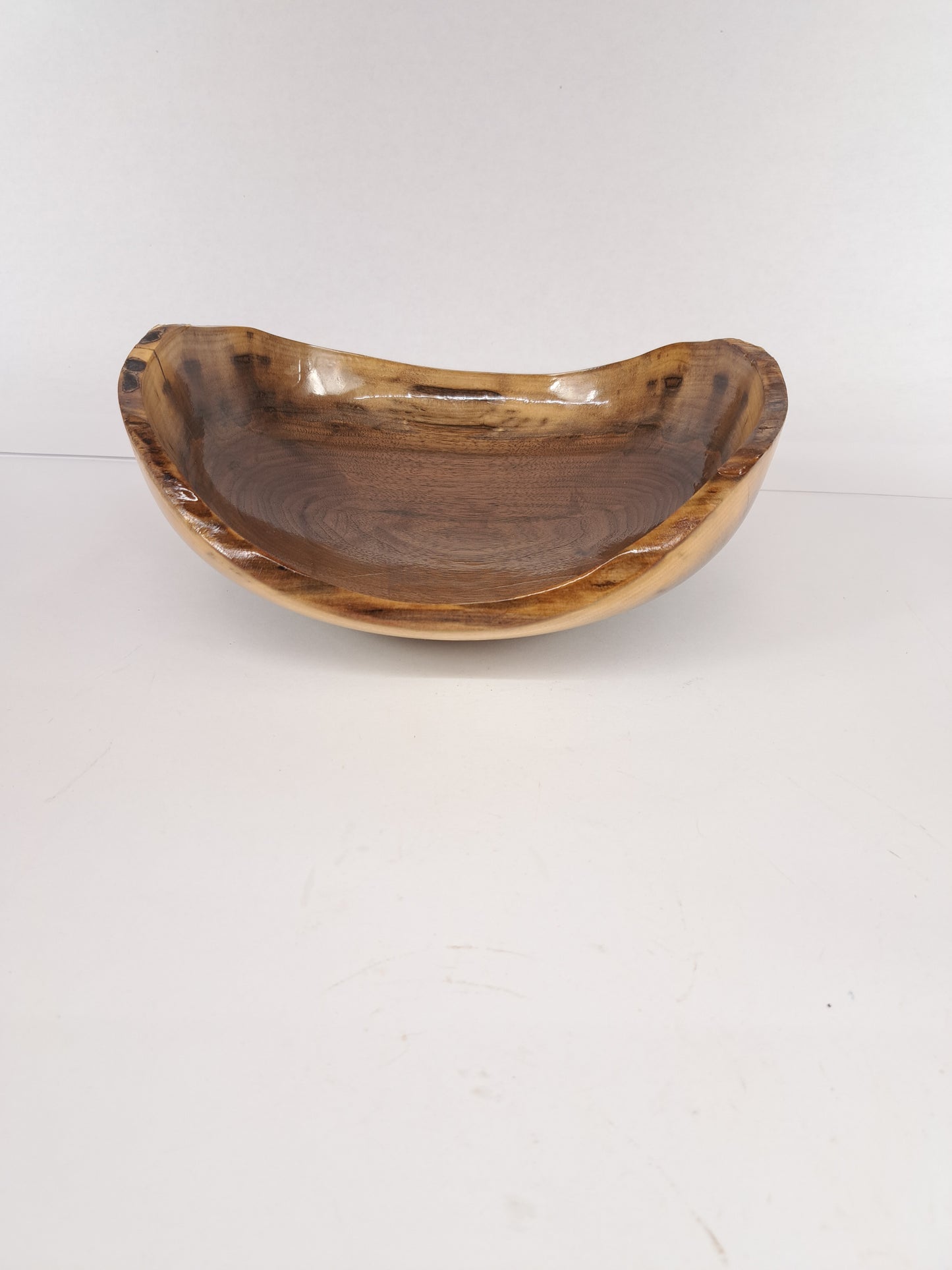 #199 Natural Eged Walnut Bowl