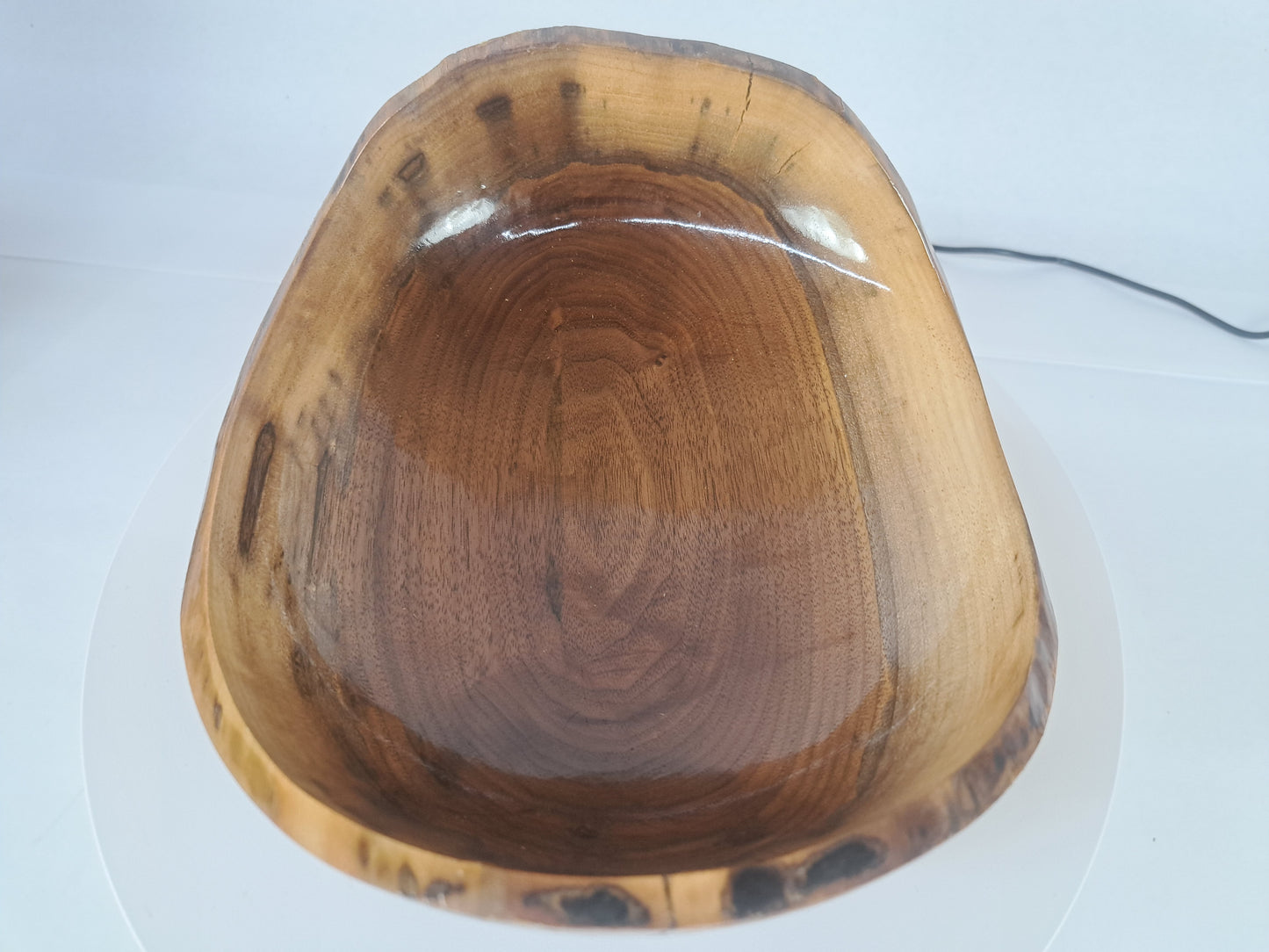 #199 Natural Eged Walnut Bowl