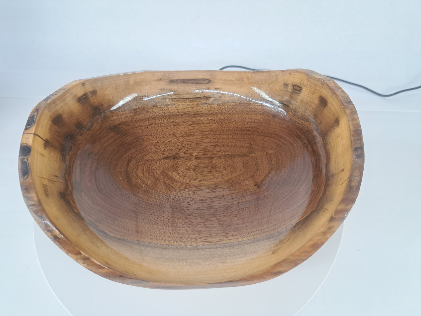 #199 Natural Eged Walnut Bowl