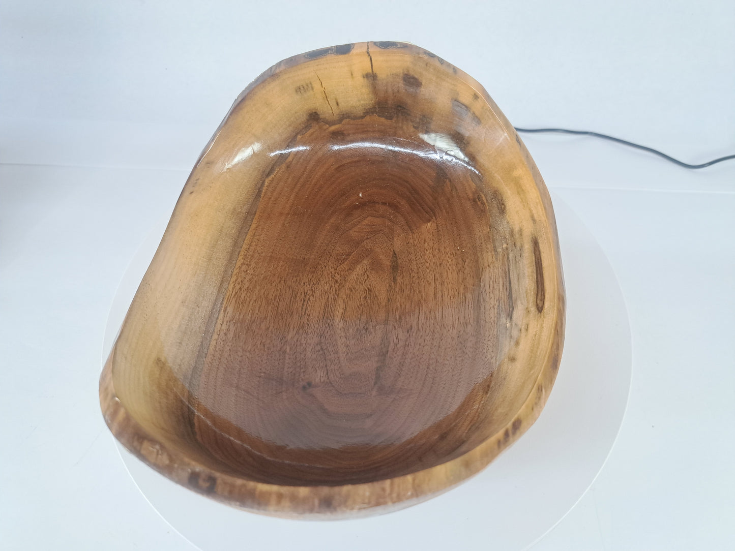 #199 Natural Eged Walnut Bowl