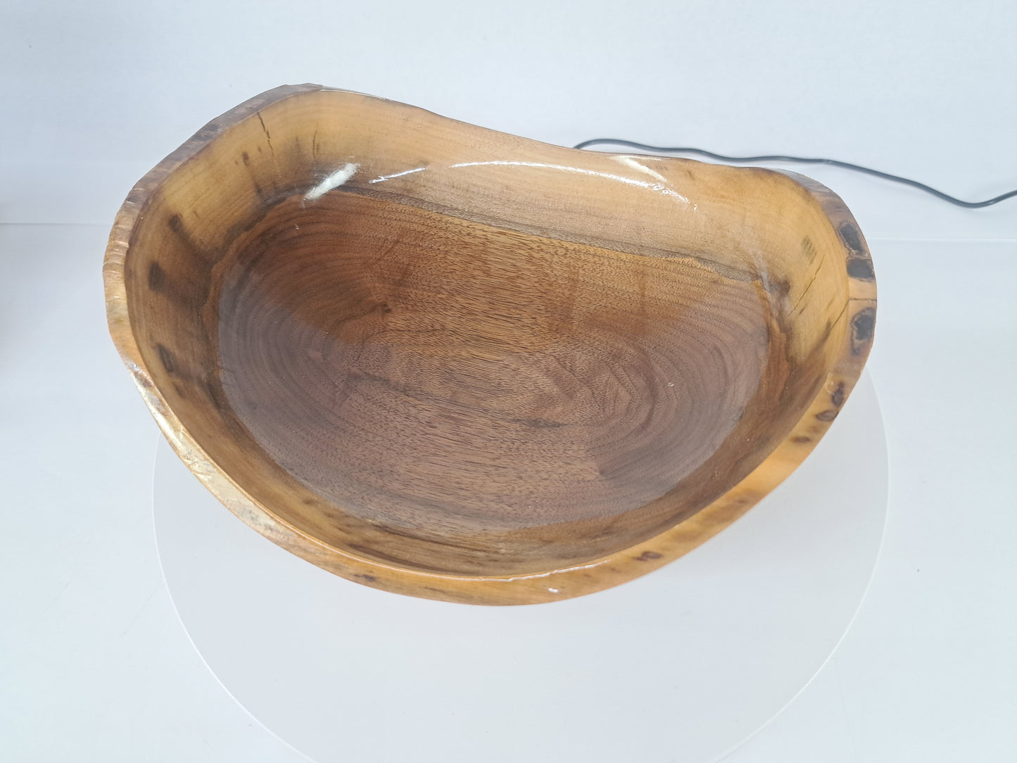 #199 Natural Eged Walnut Bowl