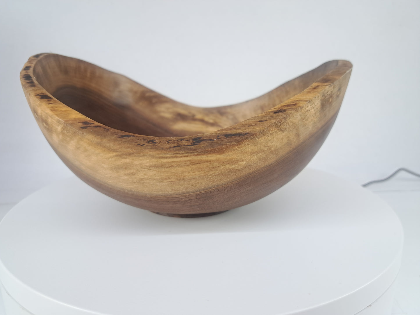 #198 Natural Eged Walnut Bowl