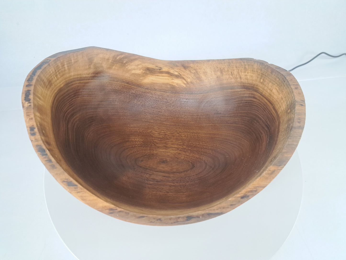 #198 Natural Eged Walnut Bowl