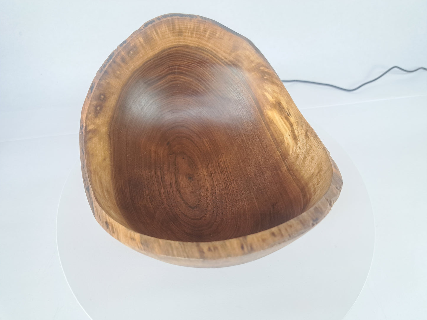 #198 Natural Eged Walnut Bowl