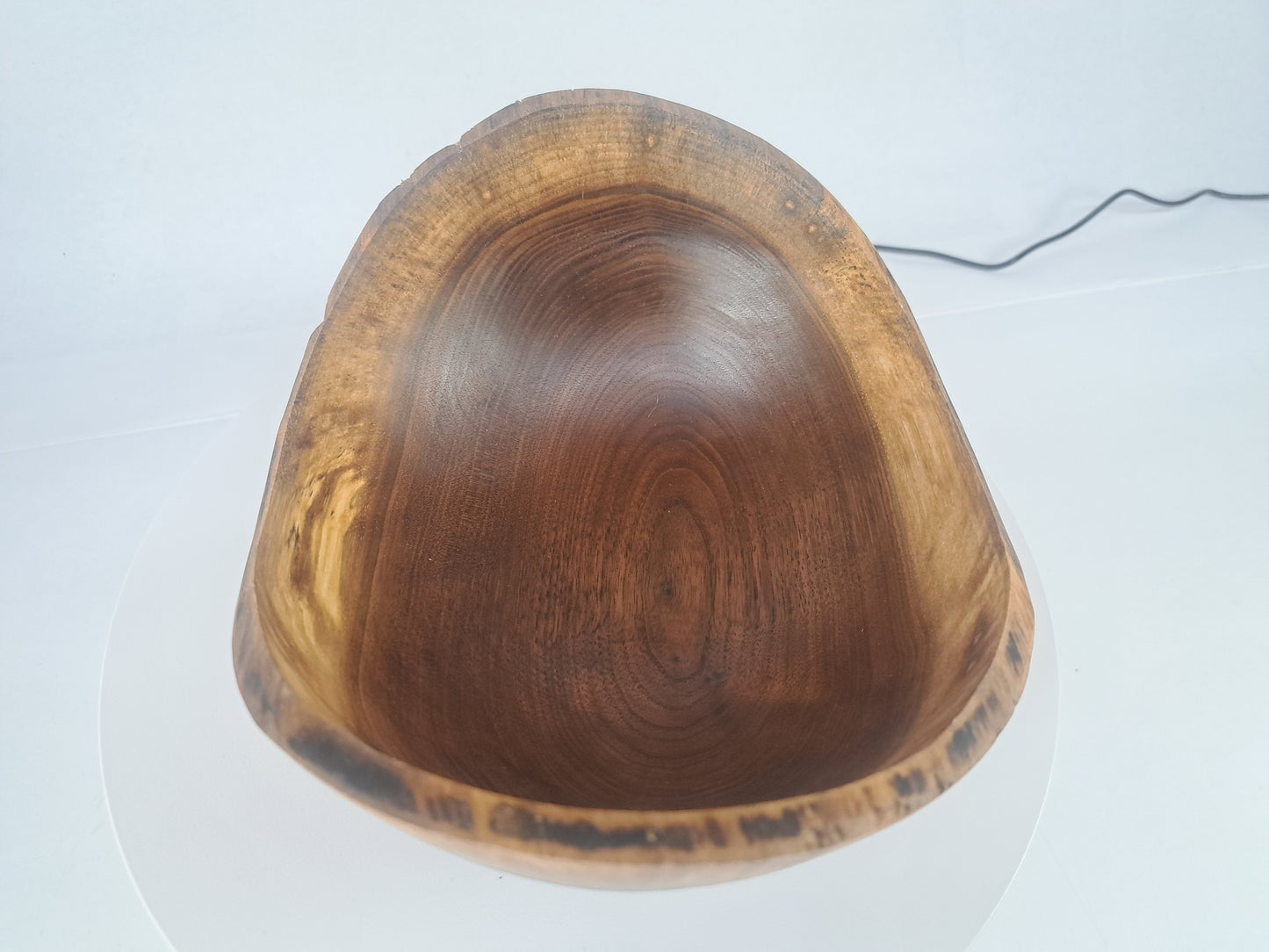 #198 Natural Eged Walnut Bowl