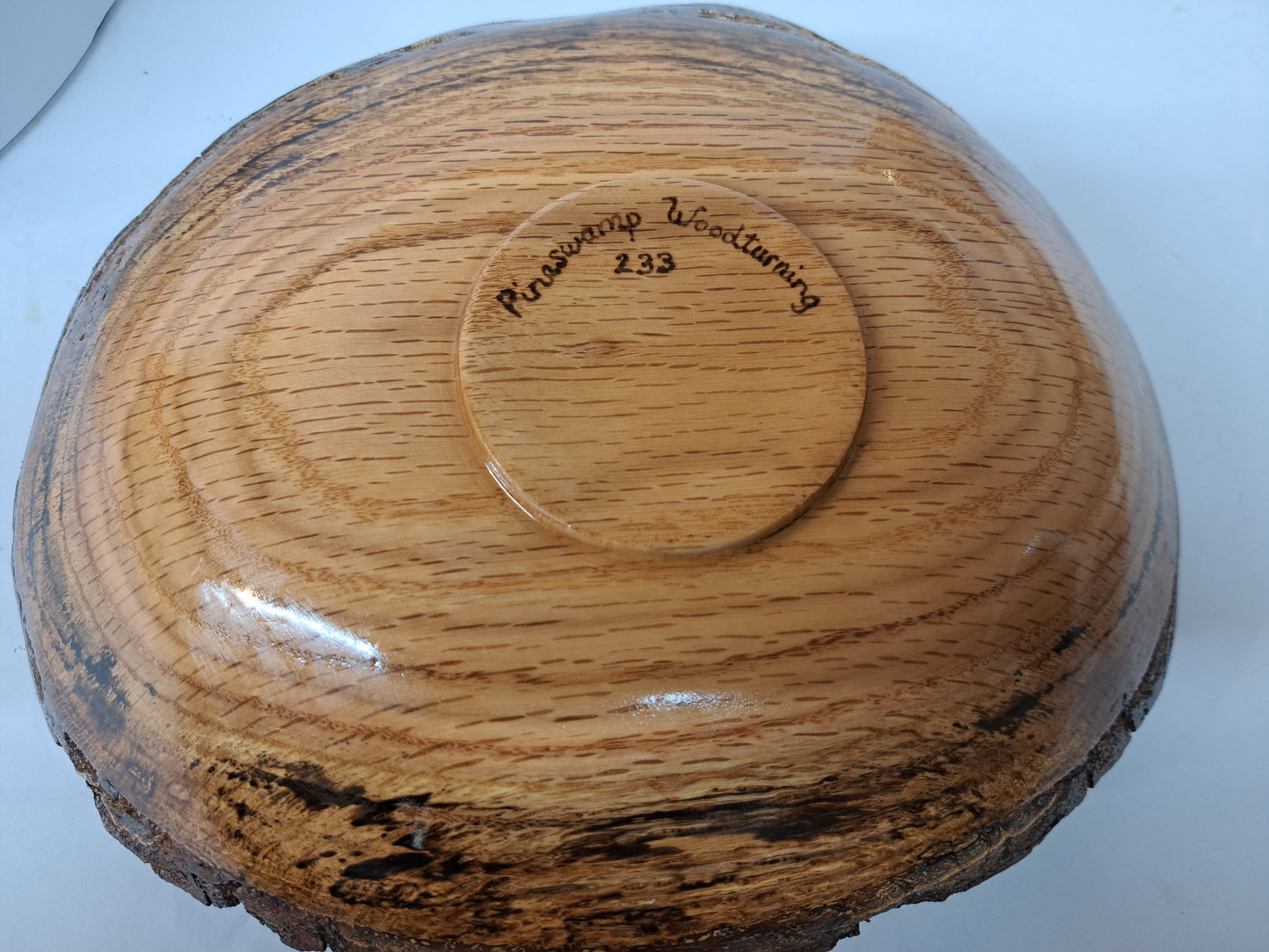 #233 Live Edge Oak Bowl