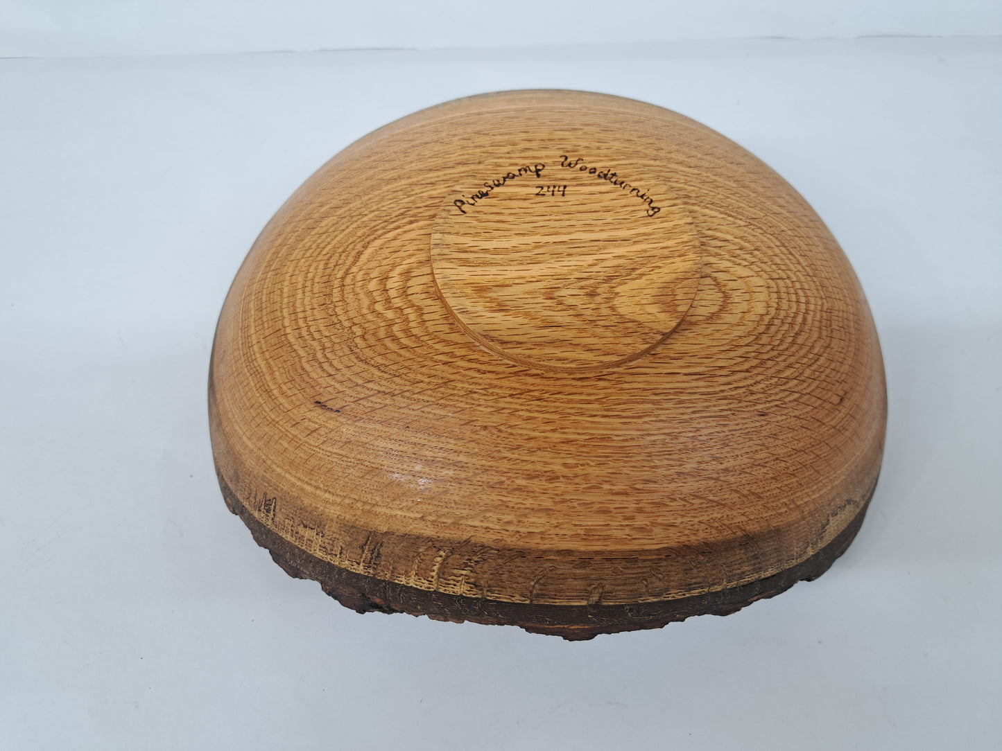 #244 Live Edge Oak Bowl