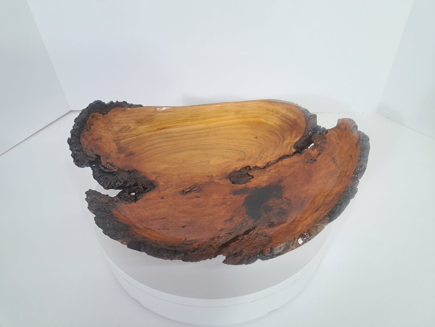 #181 Live Eged Cherry Burl Bowl