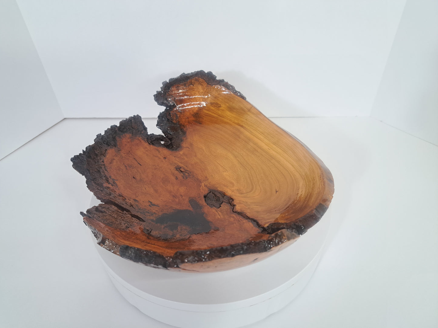 #181 Live Eged Cherry Burl Bowl