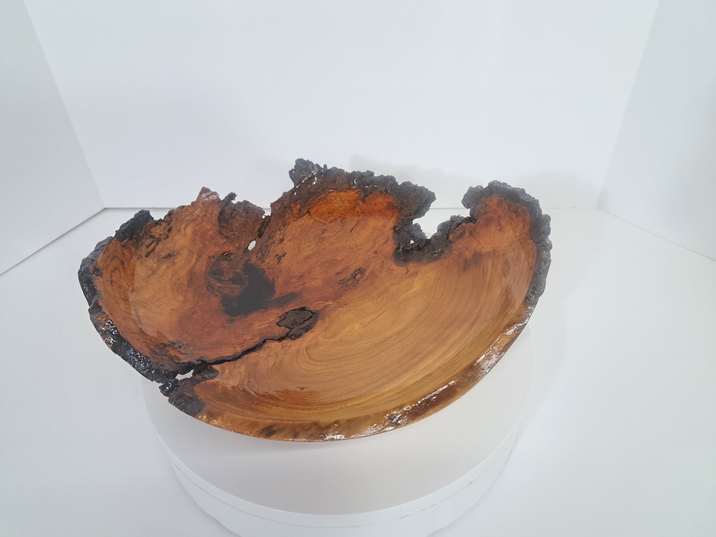 #181 Live Eged Cherry Burl Bowl