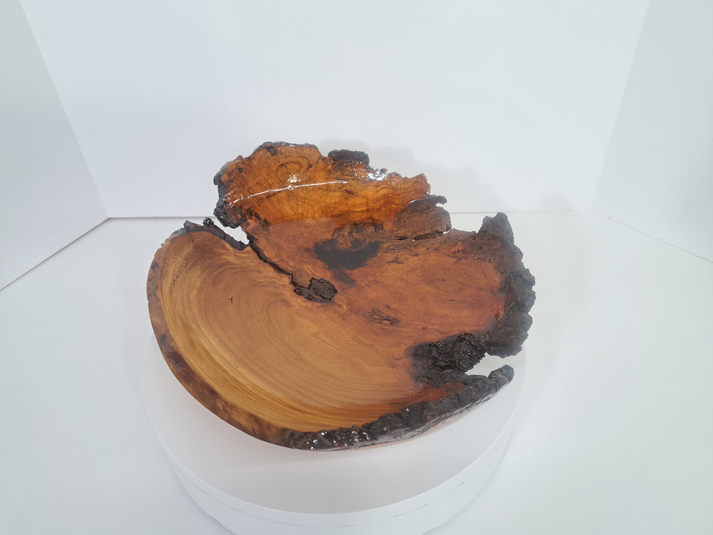 #181 Live Eged Cherry Burl Bowl