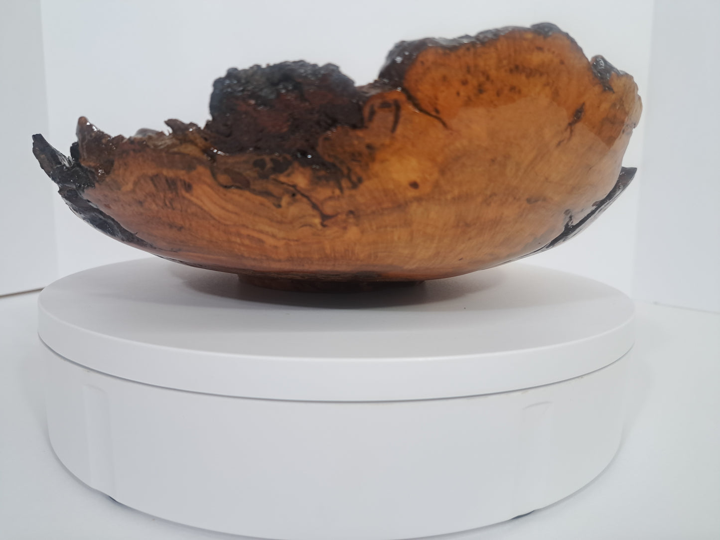 #181 Live Eged Cherry Burl Bowl