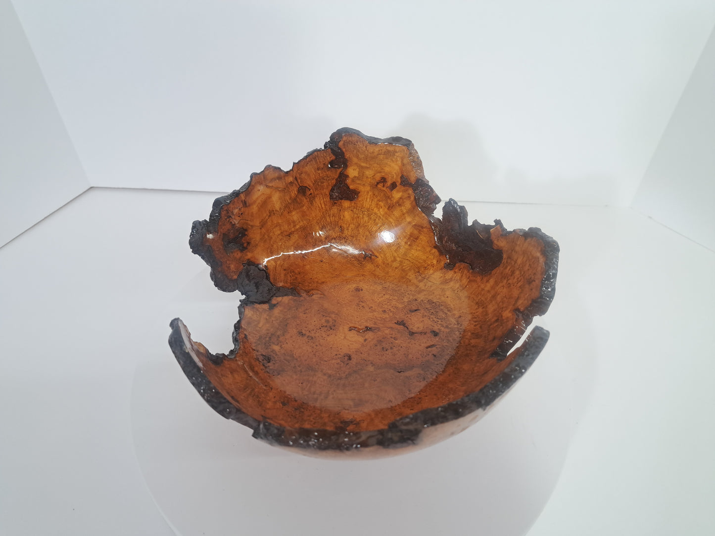 #182 Live Eged Cherry Burl Bowl