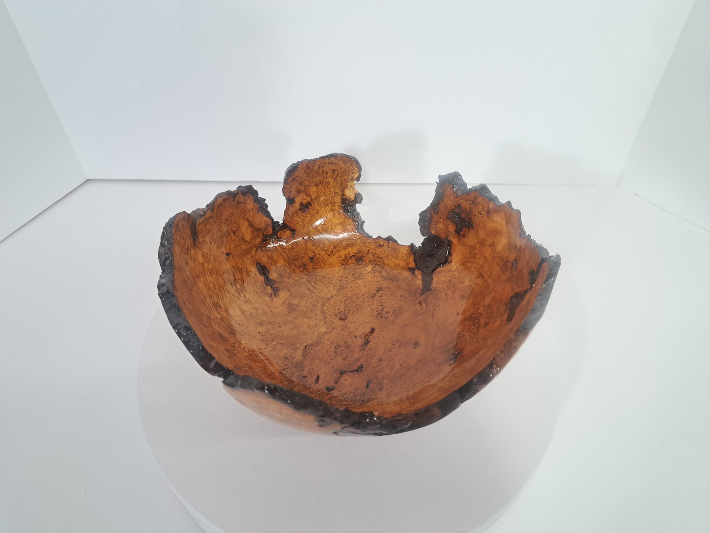 #182 Live Eged Cherry Burl Bowl