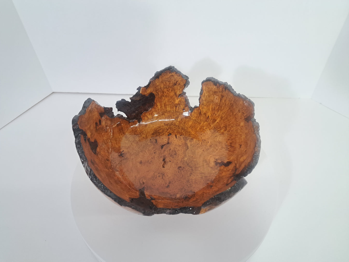 #182 Live Eged Cherry Burl Bowl