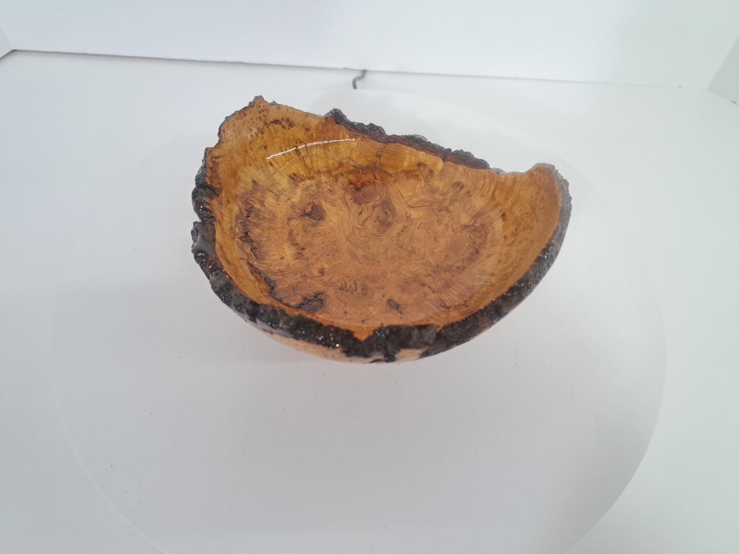 #184 Live Eged Cherry Burl Bowl