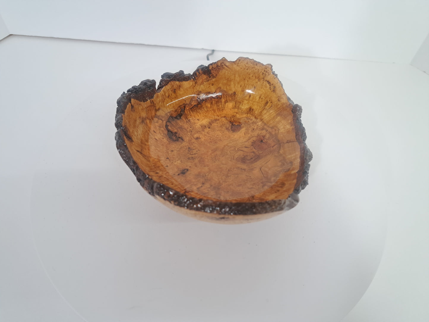 #184 Live Eged Cherry Burl Bowl