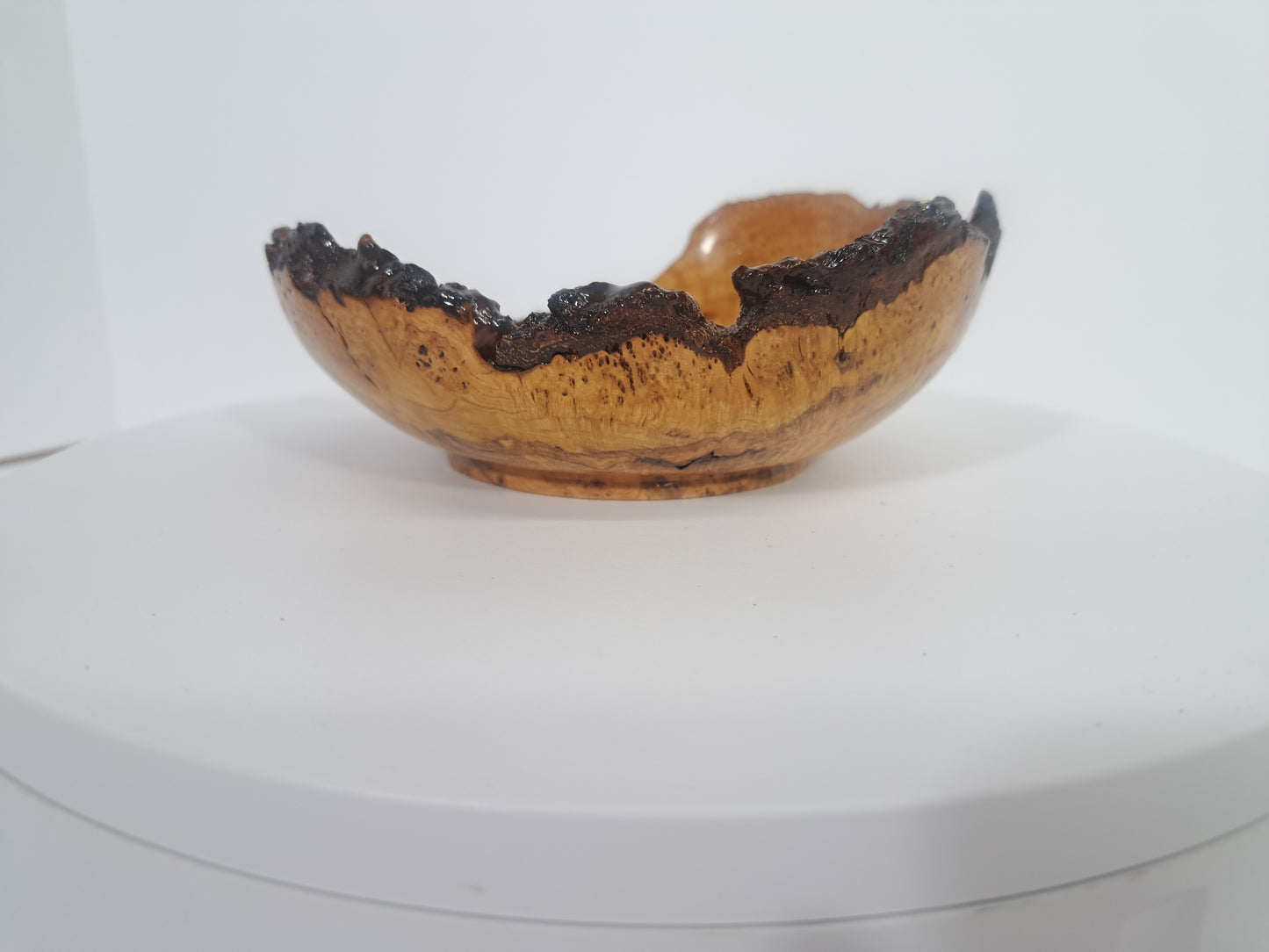 #184 Live Eged Cherry Burl Bowl