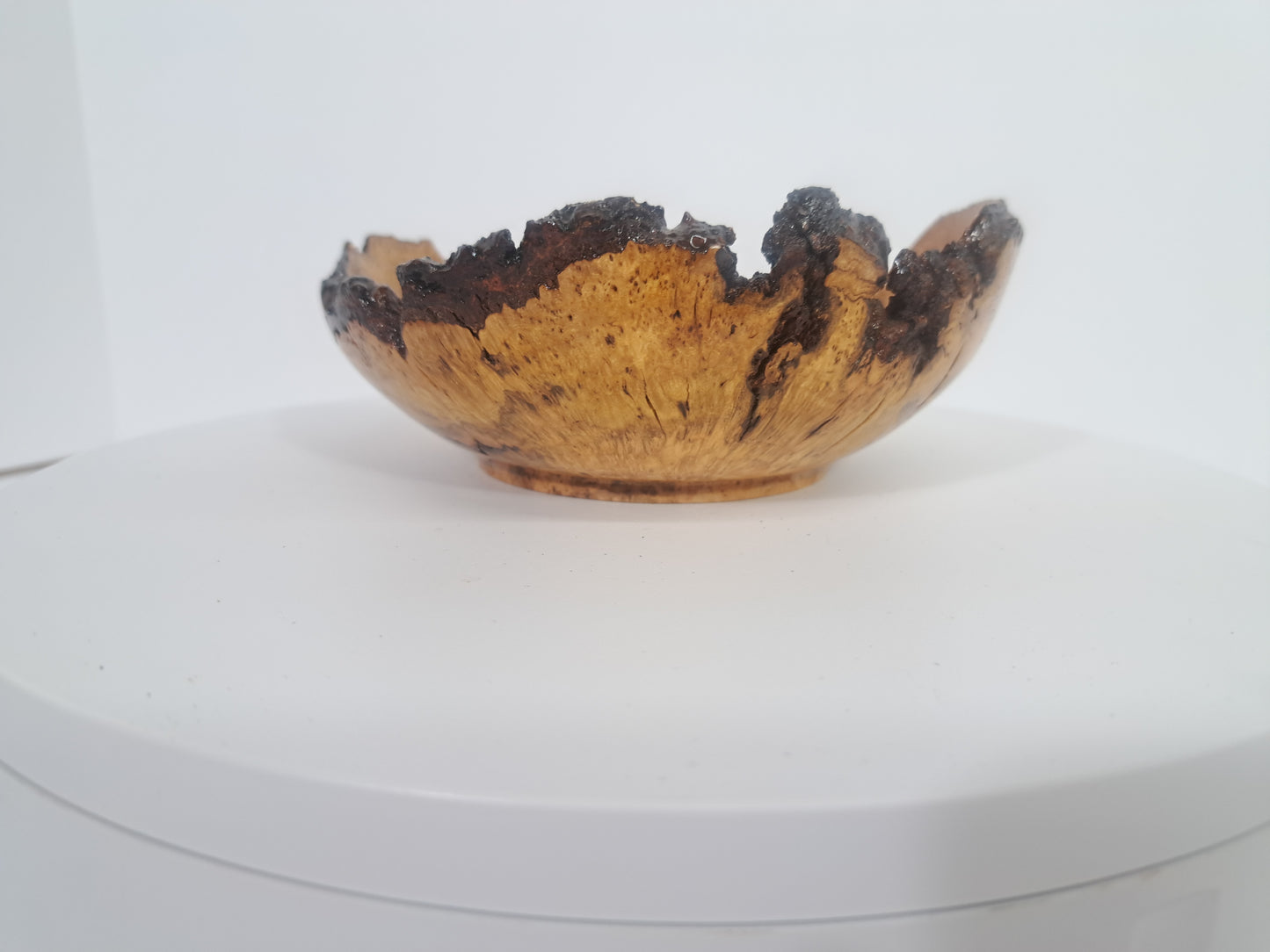 #184 Live Eged Cherry Burl Bowl