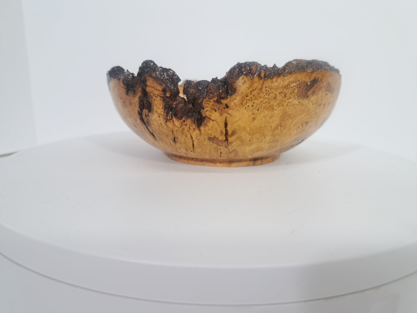 #184 Live Eged Cherry Burl Bowl