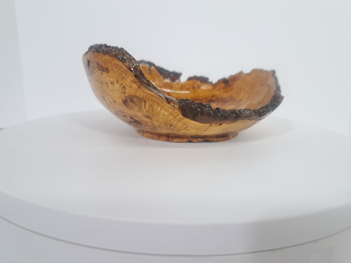 #184 Live Eged Cherry Burl Bowl