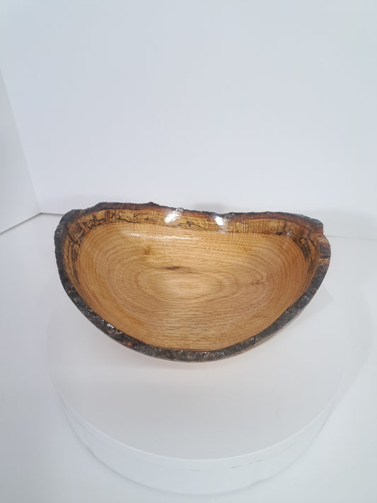 #227 Live Edge Oak Bowl