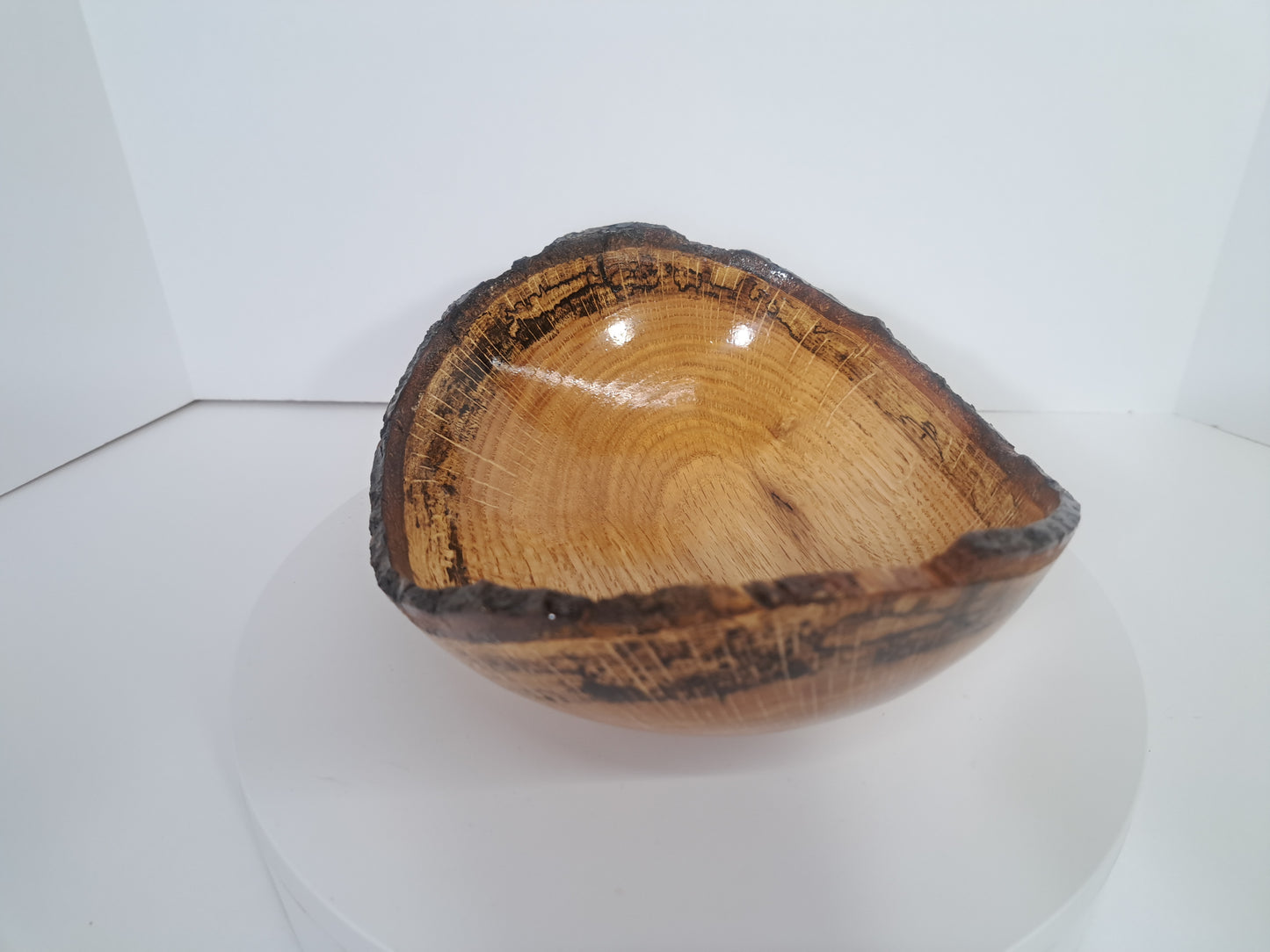 #227 Live Edge Oak Bowl