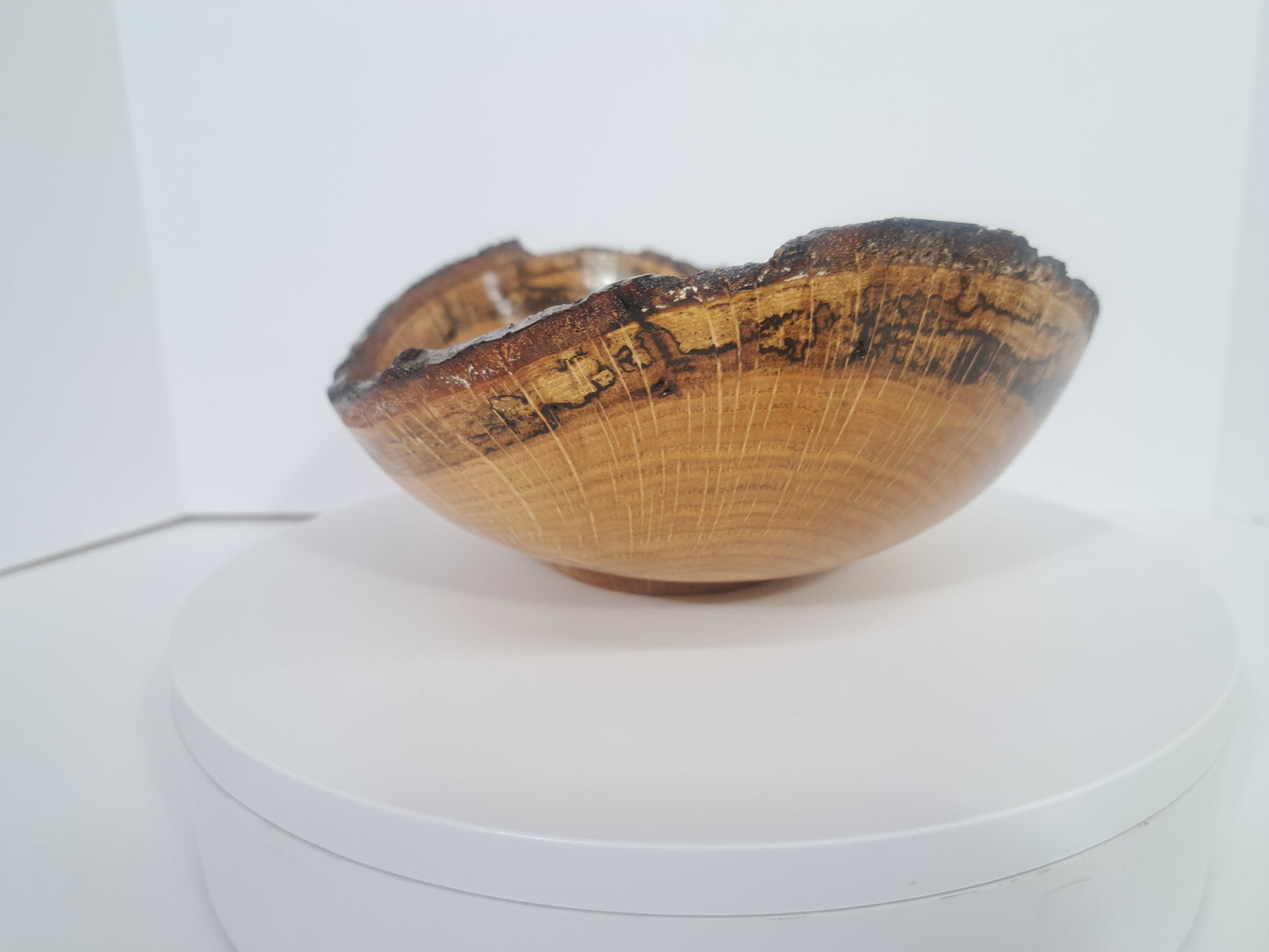 #227 Live Edge Oak Bowl