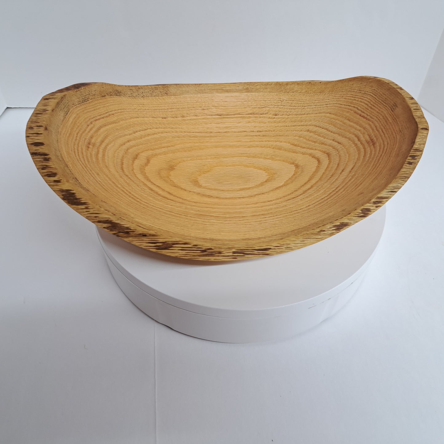 #265 Natural Edge Oak Bowl