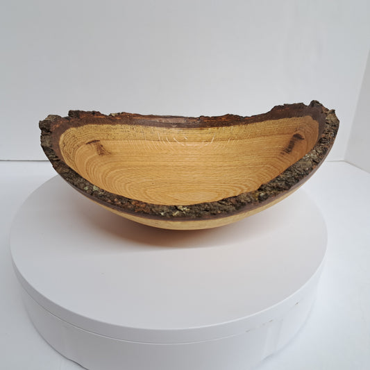 #273 Live Edge Oak Bowl