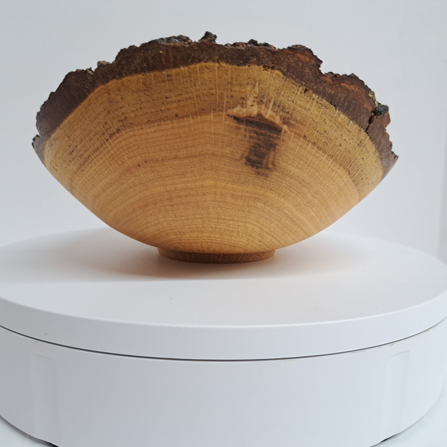 #273 Live Edge Oak Bowl