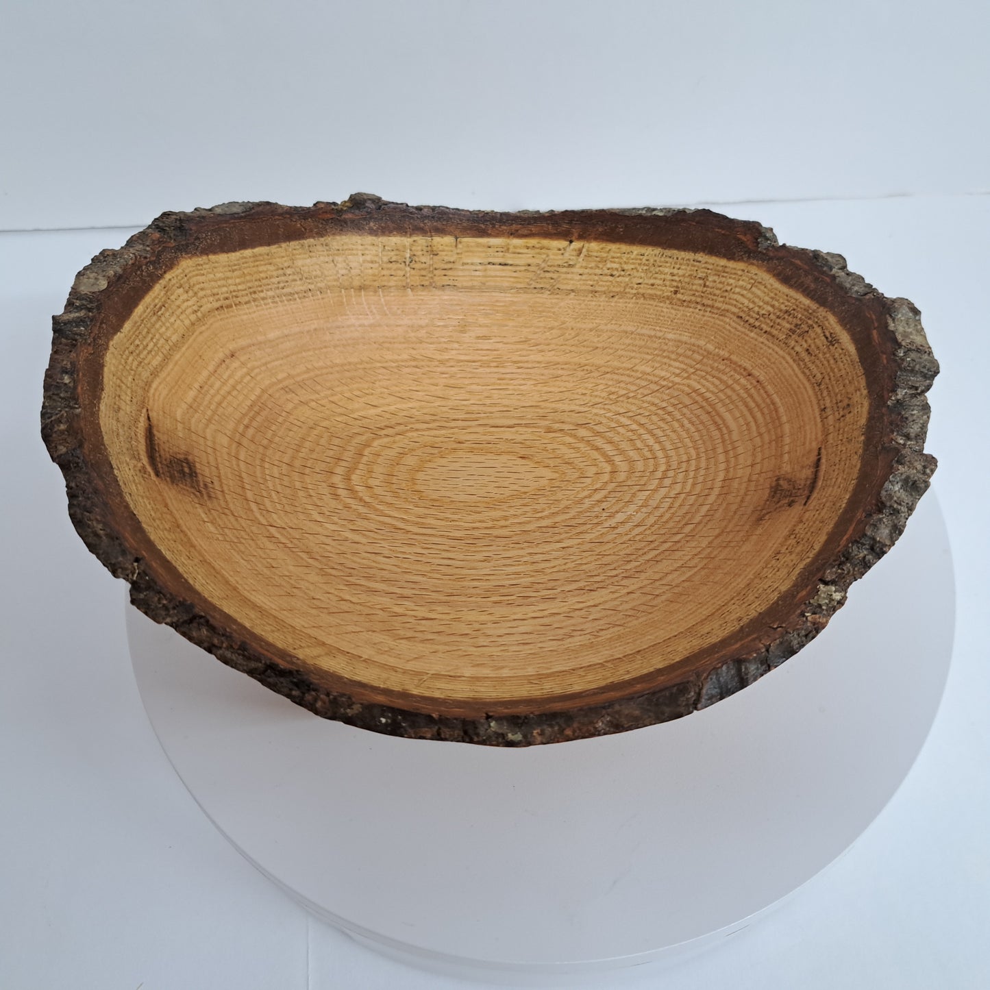 #273 Live Edge Oak Bowl