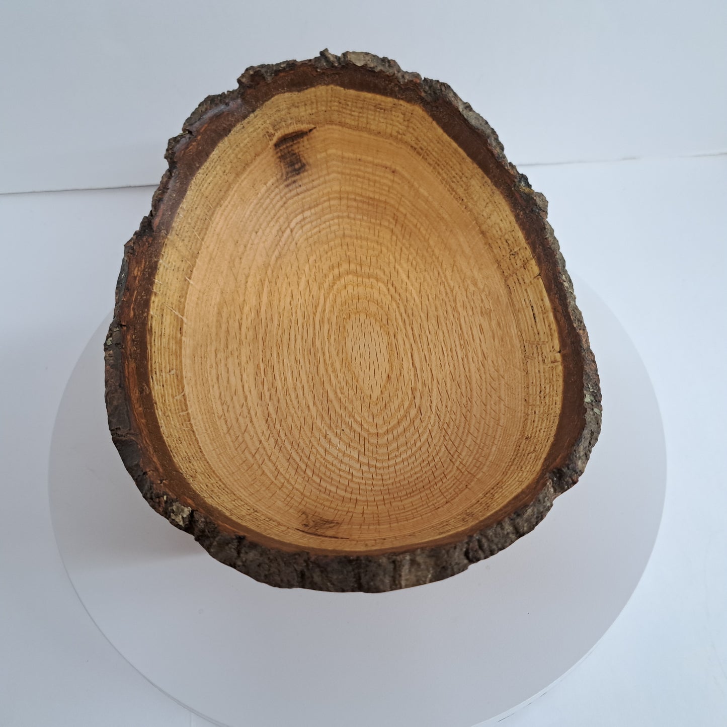 #273 Live Edge Oak Bowl