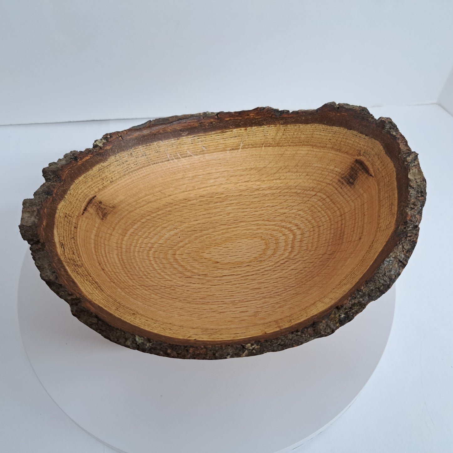 #273 Live Edge Oak Bowl