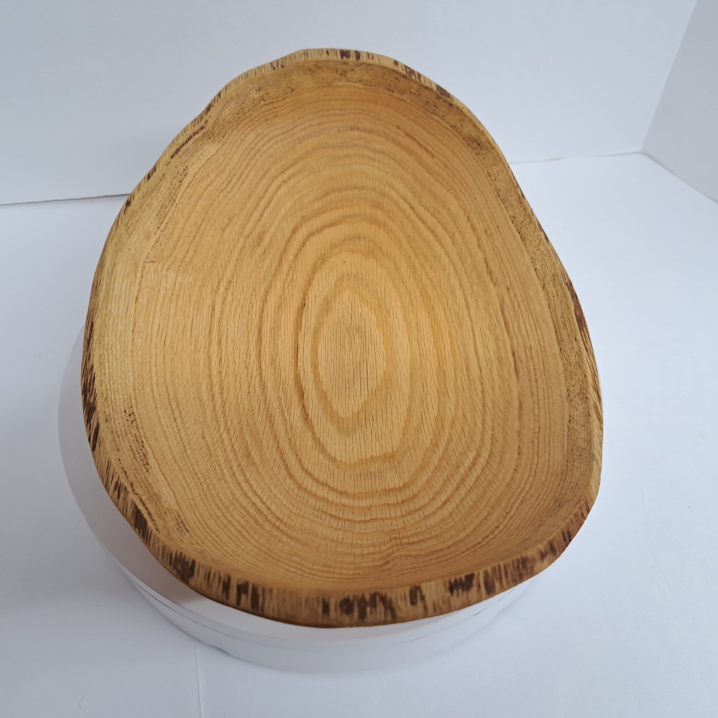 #274 Natural Edge Oak Bowl